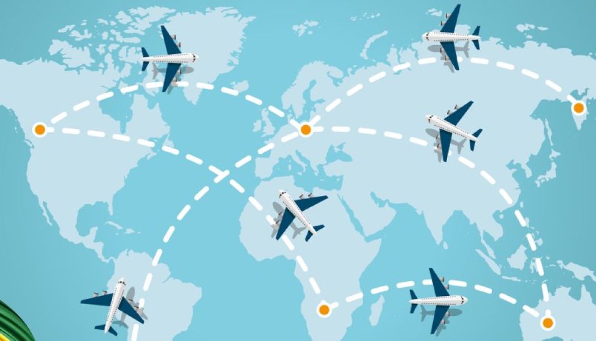 مسیر پرواز ایرانیان به دومینیکا