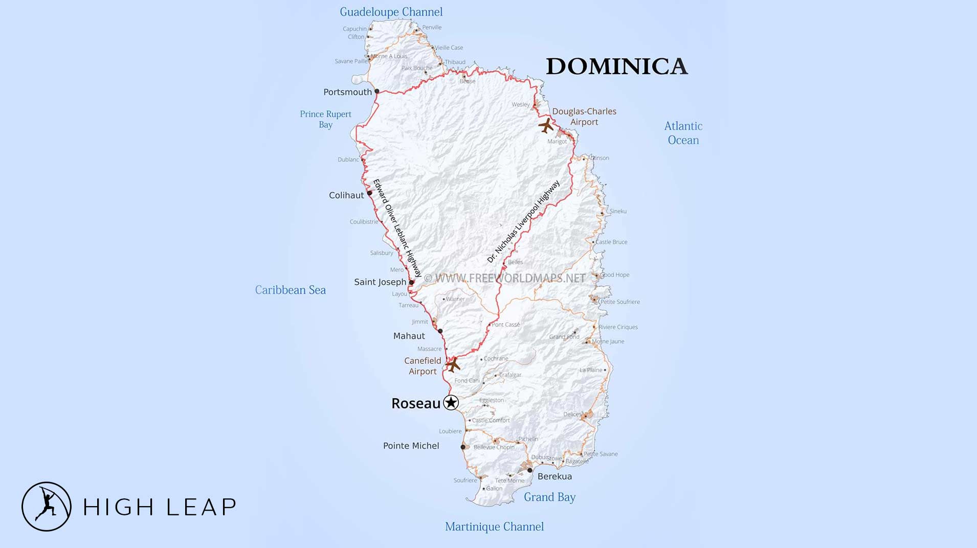 کشور دومینیکا در کدام قاره است؟